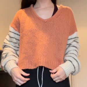 Madewell color-blocked and striped sweater size S